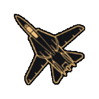 BVRdesign jet tomcat fighter jet f14 Sticker