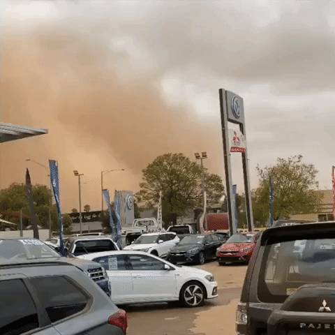 Victoria Town of Mildura Hit By Dust Storms Two Days in a Row