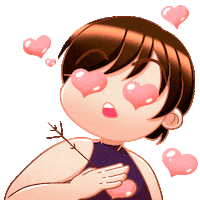 MissLynArt hearts corazon inlove enamorada Sticker