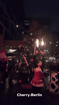 Christmas Fire GIF by Cherry Johnson