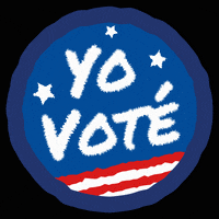 sticker vote election bandera latina GIF