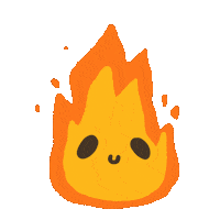 Fire Cooking Sticker