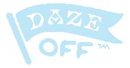 Logo Flag Sticker by Daze Off