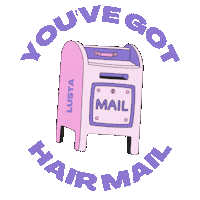 Mail Order Sticker by Lusta Hair