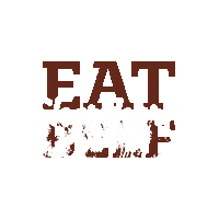Eat Beef Sticker by Ash Valley Designs
