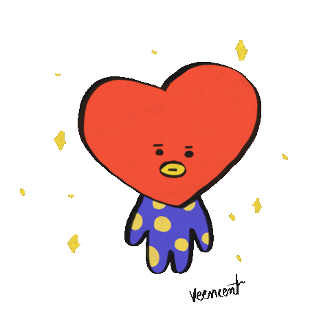 Veencent bts taehyung tata bt21 Sticker