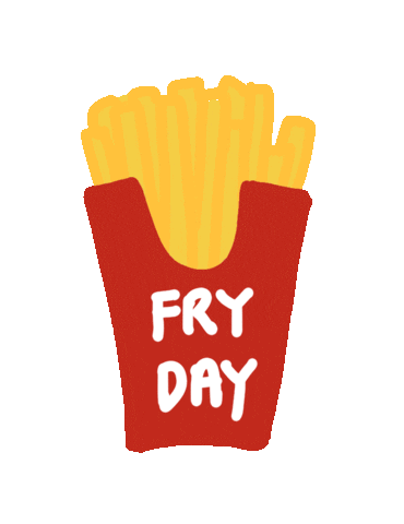 Fries 3Amcrafter Sticker