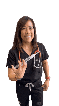 Syringe Anesthesia Sticker by Bonita Del Rey Dental Care