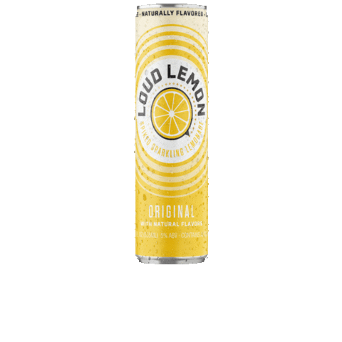 drinkloudlemon giphygifmaker lemon original sparkling Sticker