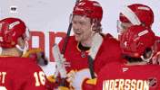 Happy Calgary Flames GIF by NHL