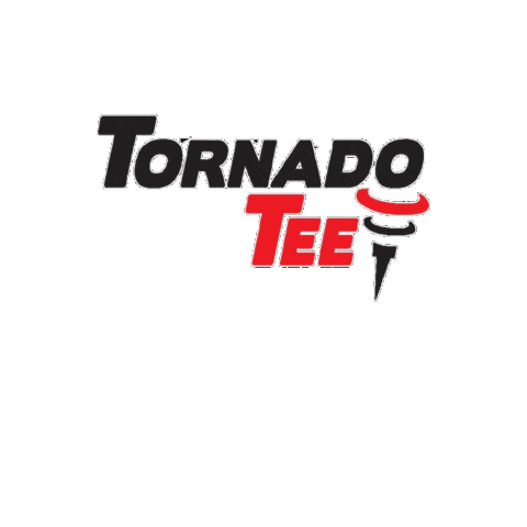 TornadoTee giphygifmaker bouncing tornado golf tee Sticker
