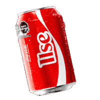 Sponsored gif. A red can of Coca-Cola with the name "Ilse" printed on it tilts back and forth.