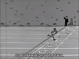 episode 14 black and white race film GIF