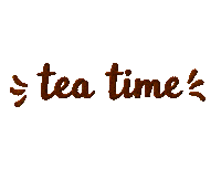 Watercolor Teatime Sticker