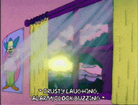Good Morning Sunrise GIF by The Simpsons