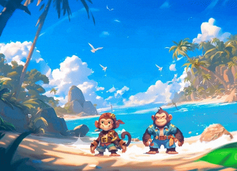 Monkeys Slots GIF by MGA Games