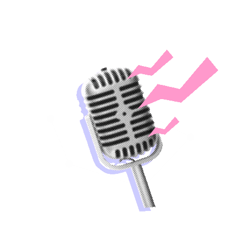 Radio Sing Sticker by Chantal Caduff
