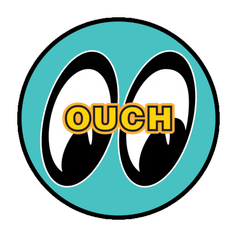 Ouch Sticker by Go4