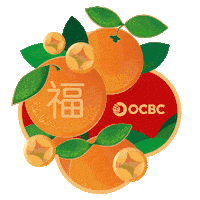 Spring Blossom Sticker by OCBC Bank