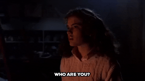 who are you horror GIF