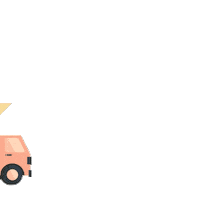 Delivery Truck Sticker by Brosa Design