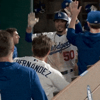 DodgersChat celebration baseball win mlb GIF