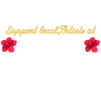 Support Local Supportlocalartists Sticker by Malama Hawaii Market