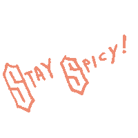 Stay Spicy Sticker by Blank Street