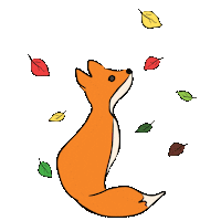 Fox Color Sticker by mazistebuklai