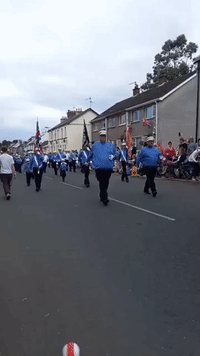 Northern Ireland Unionists March in 'Twelfth of July' Parades
