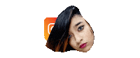 Rittika Sticker by BORN ON INSTAGRAM