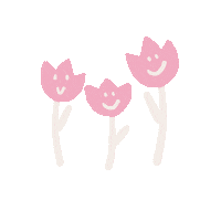 Pink Flower Sticker