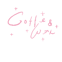 Pink Coffee Sticker