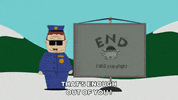 screen exclaiming GIF by South Park 