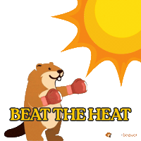 Cooling Off Stay Cool Sticker by WorkBeaver