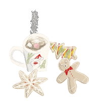 Hot Chocolate Christmas Sticker