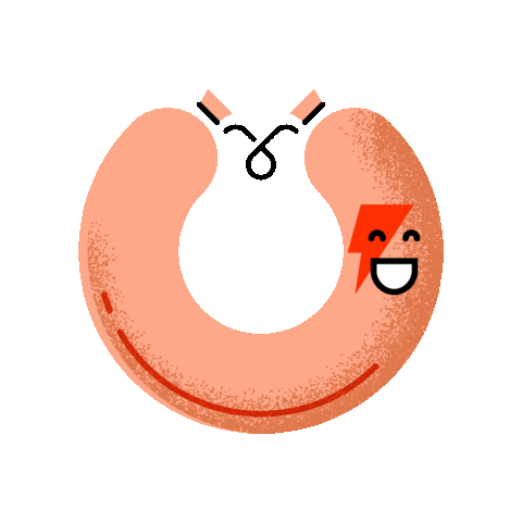 Party Bowie Sticker by Saarmoji