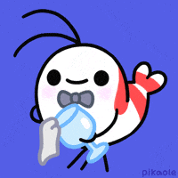 Cocktail Shrimp GIF by pikaole