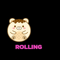 Yummiibear rolling creamiicandy yummiibear GIF