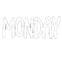 Laubruno monday lunes laubruno Sticker