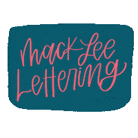 mackleelettering mackleelettering Sticker