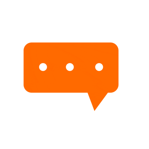 Orange Waiting Sticker by Driverseat Inc