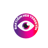 avonturkiye look avon goz watch me now Sticker