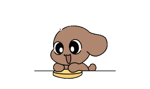 ujuice_ giphyupload 강아지 우주 uju Sticker