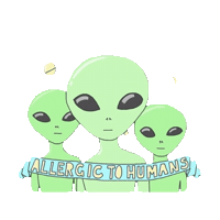 alien STICKER by imoji