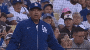 Yelling Los Angeles Dodgers GIF by MLB