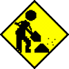 under construction please STICKER