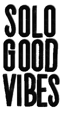 Black And White Lettering Sticker