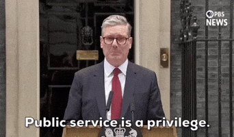 "Public service is a privilege."
