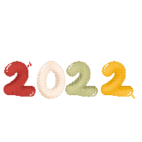 turuncuillustrasyon 2022 newyear turuncu crismas Sticker